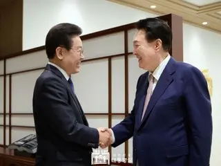 <W解説>初めて行われた、韓国の尹大統領と最大野党代表の会談＝一致点少なく、遠い「協治」への道