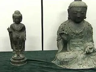 <W解説>長い対立を経て、13年ぶりに韓国から対馬に戻る観世音菩薩坐像＝10日に引き渡し予定