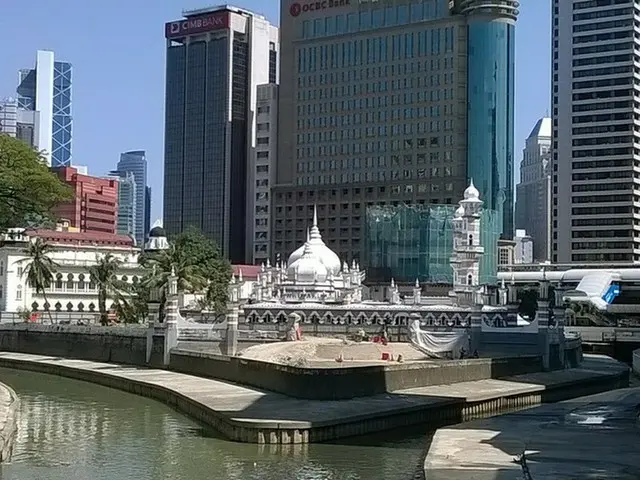 マレーシア　クアラルンプールのマスジッド・ジャメッ（Masjid Jamek）を見学【マレーシア】