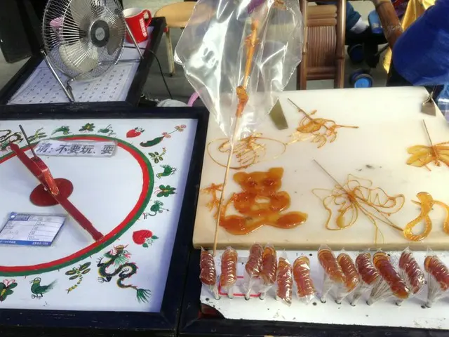 中国版駄菓子！中国の昔ながらのおみくじアメ【中国】