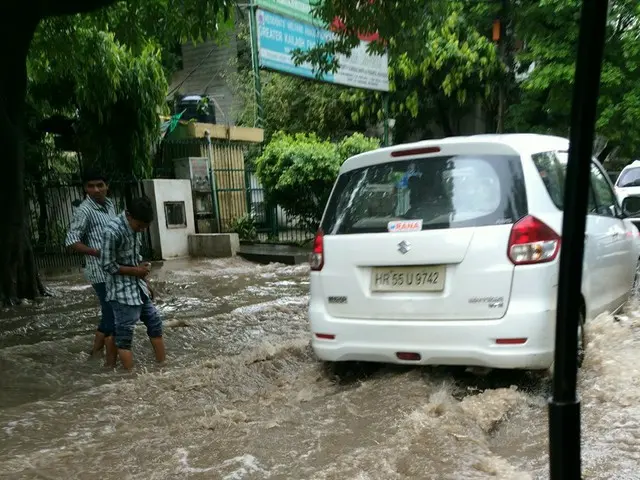 雨期で水浸し【インド】