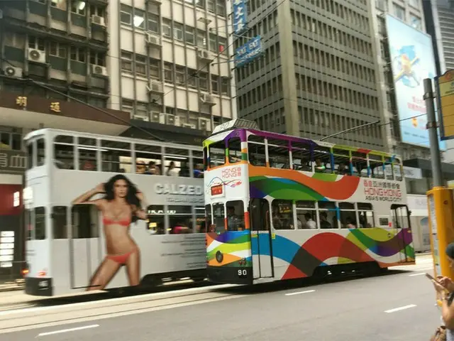 発達している香港のバス【香港】
