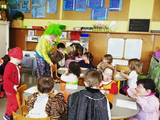 幼稚園のおやつタイムはクレープ【フランス】