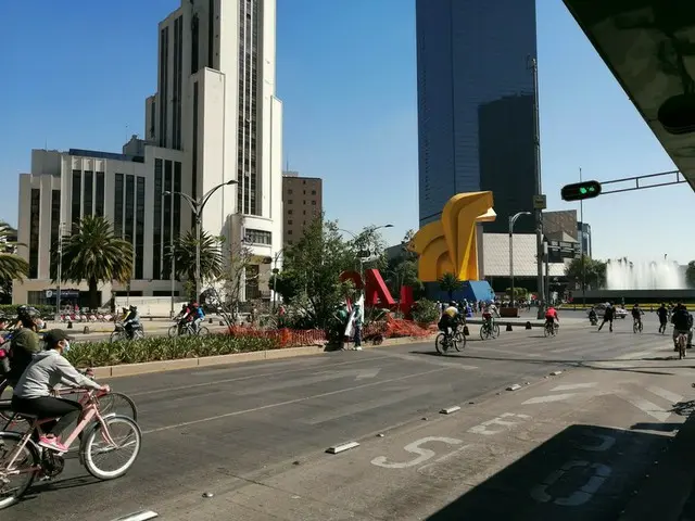 恒例の自転車コースもスタート【メキシコ】