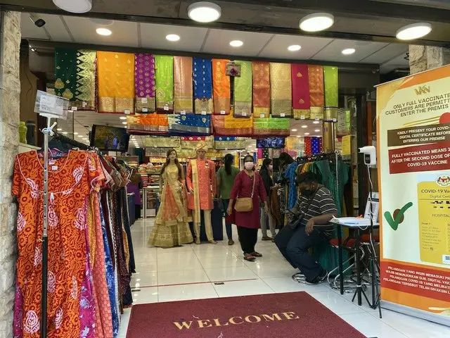 インド衣料品店の様子【マレーシア】