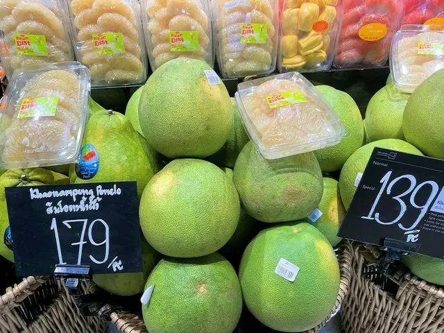 地味だけど美味しい柑橘系フルーツ、ポメロ【タイ】