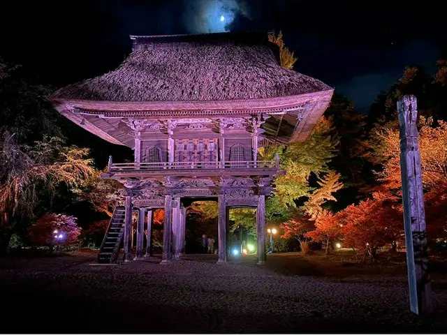 3年ぶりに開催！長野県最古の曹洞宗寺院・霊松寺で紅葉ライトアップ