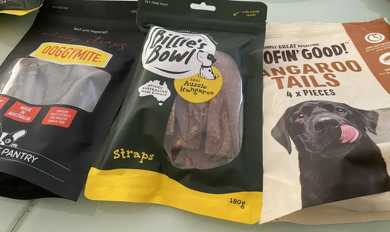 オーストラリアならではの食材を使った犬のおやつ