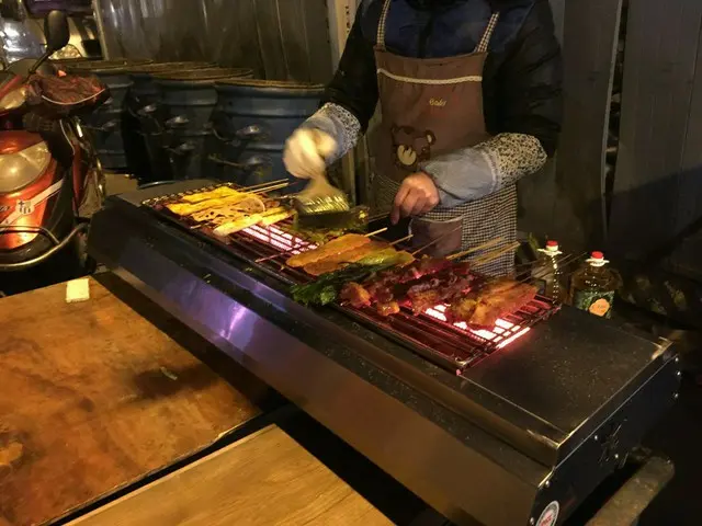 夜のお楽しみ「焼き鳥」を体験！【中国】