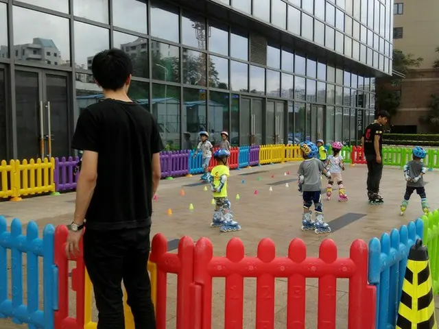 子供たちに大人気！インラインスケート【中国】