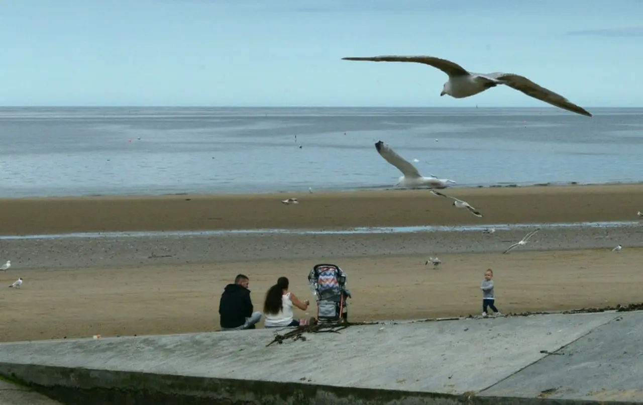 イギリスでの日光浴