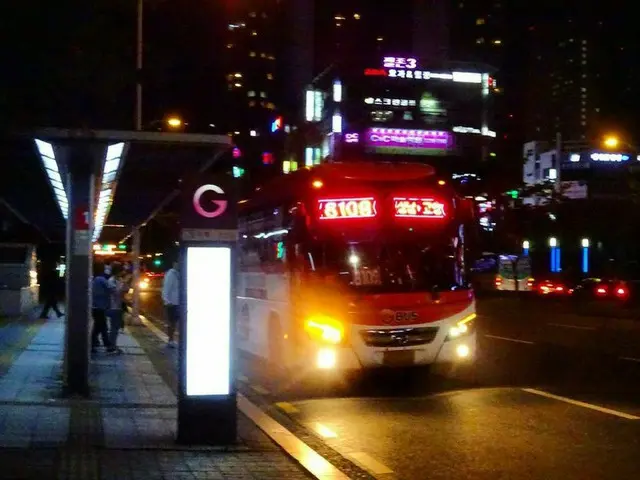 イテウォン近くまで初のバス移動【韓国】