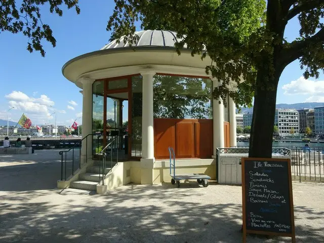 お洒落なガゼボカフェでフランスの友人と再会【スイス】