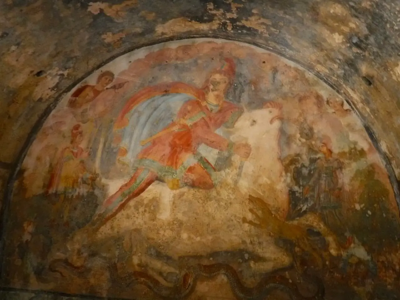 ミトラ教の壁画
